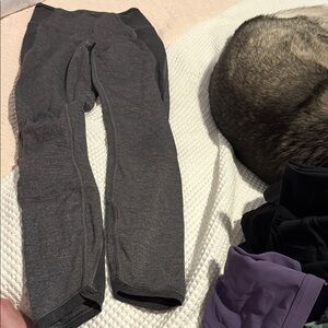 Gray and Black Leggings lululemon